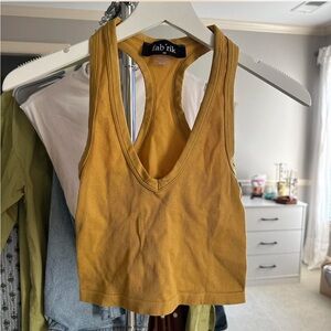 Fab'rik Mustard Tank Top